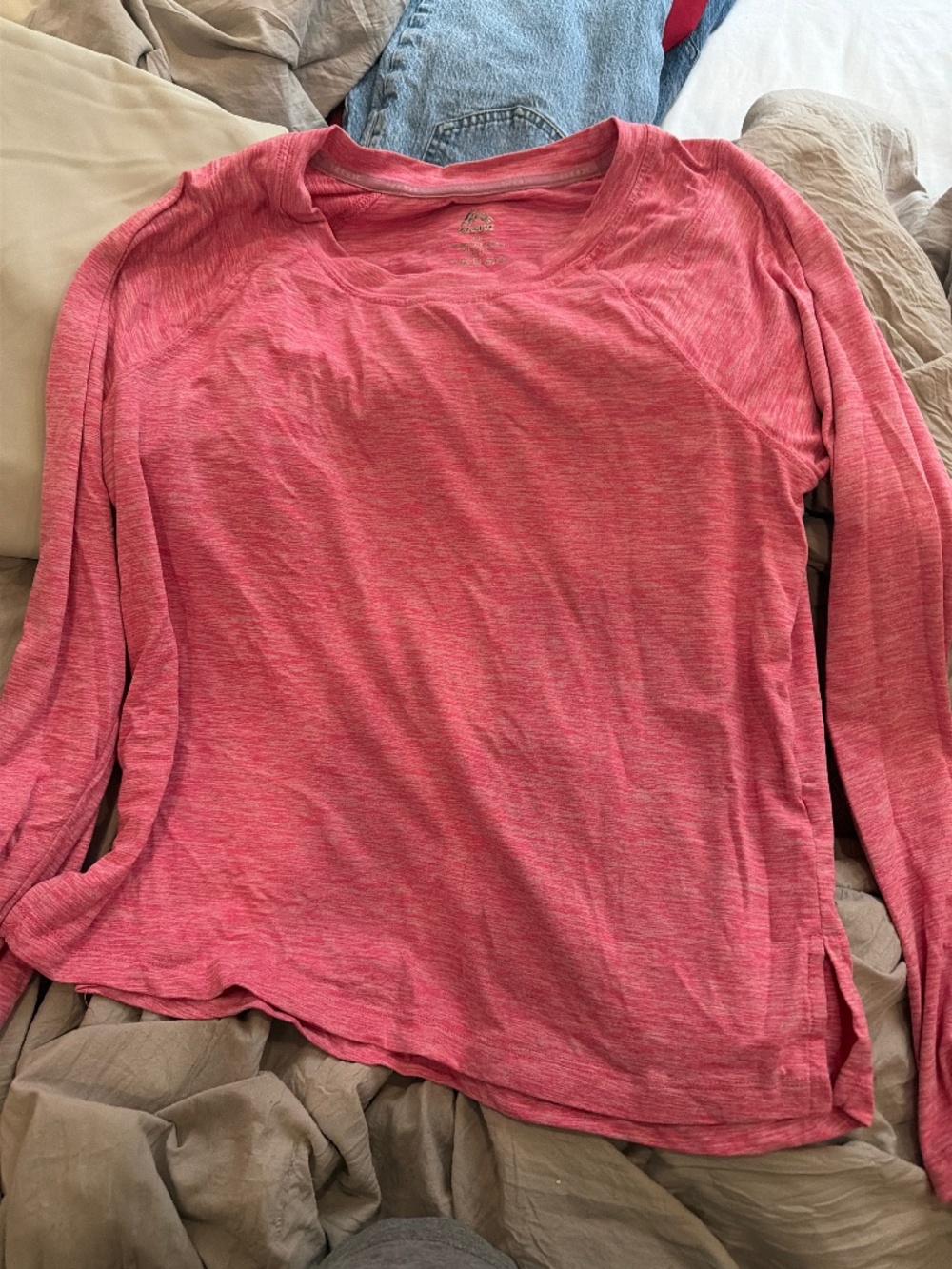 Reebok long sleeve workout top